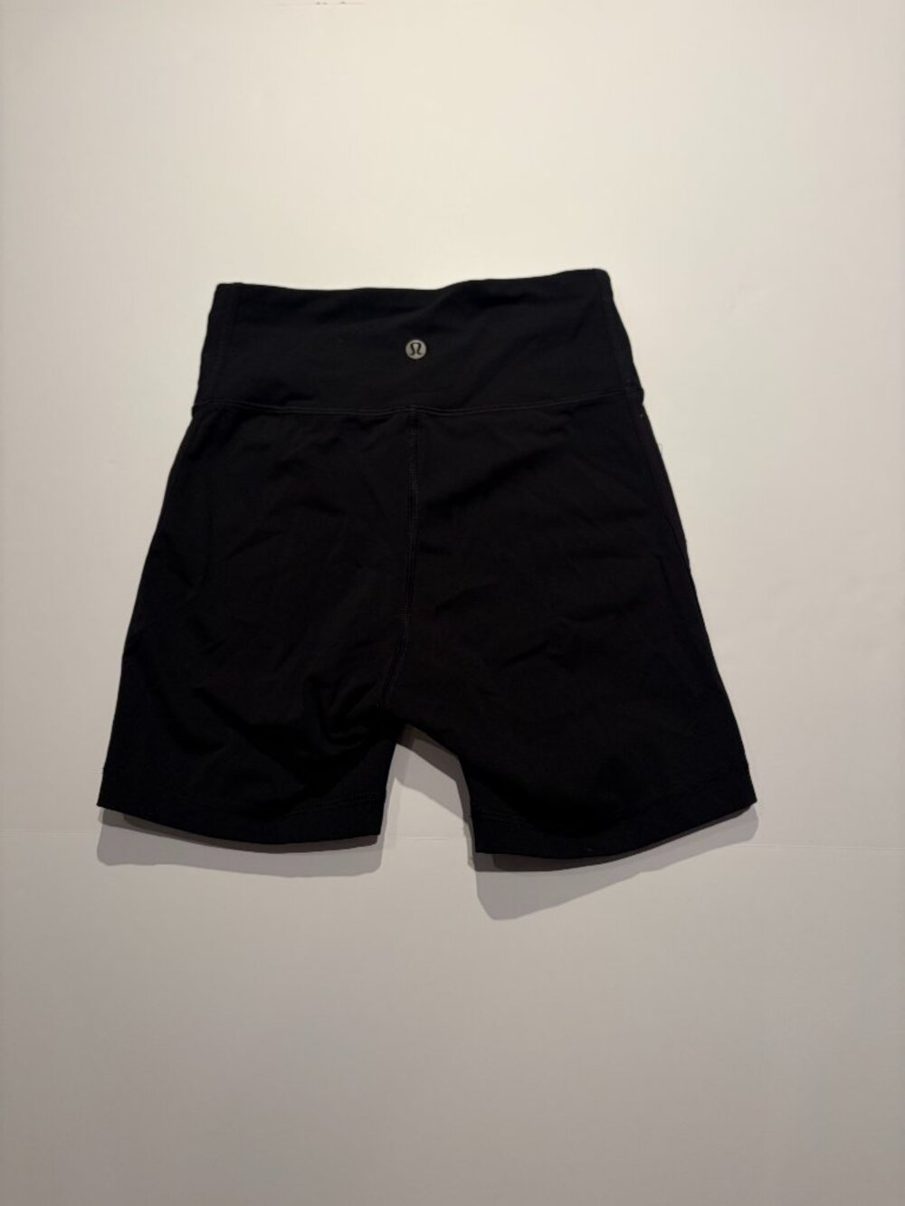 lululemon Black High Rise Biker Shorts Athletic Workout Size 2